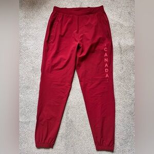 Mens Lululemon Surge Joggers Team Canada Olympics Special Edition Medium